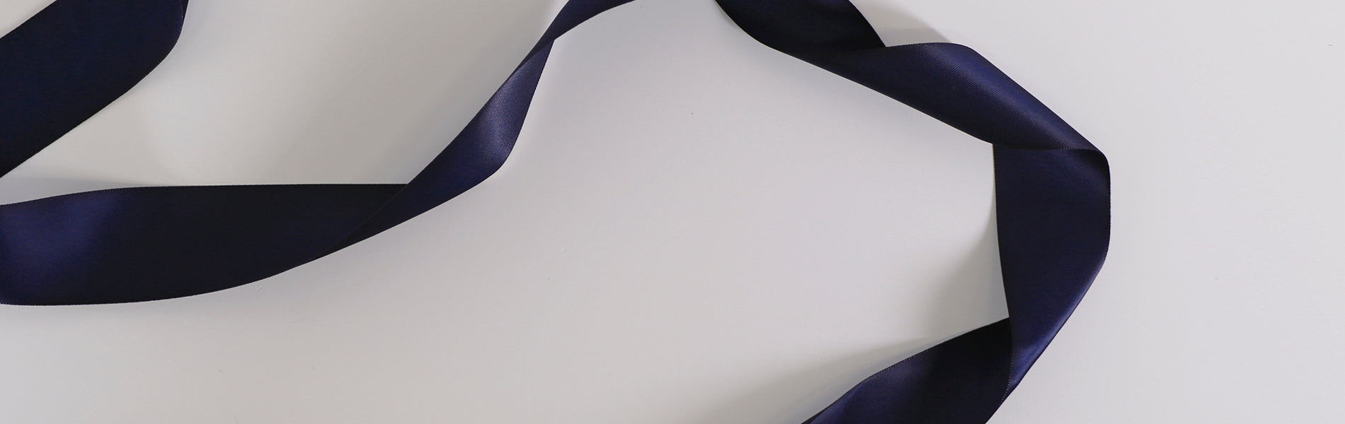 Dark navy ribbon