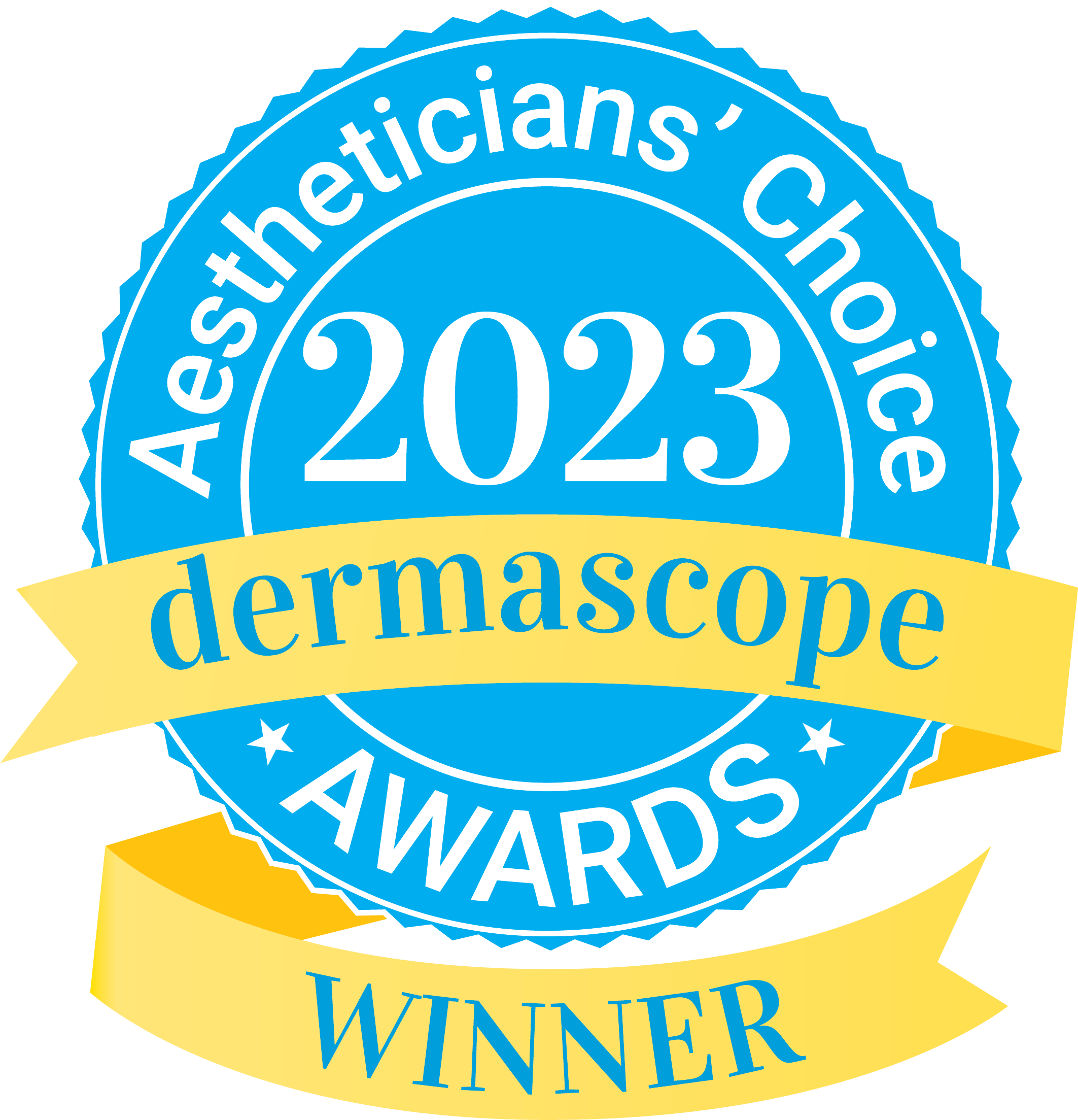 Dermascope Aestheticians Choice Award Winner 2023