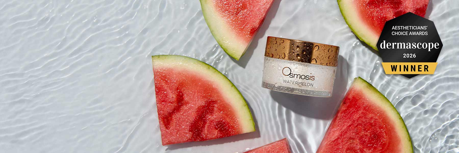 watermelon mask slider with award stamp