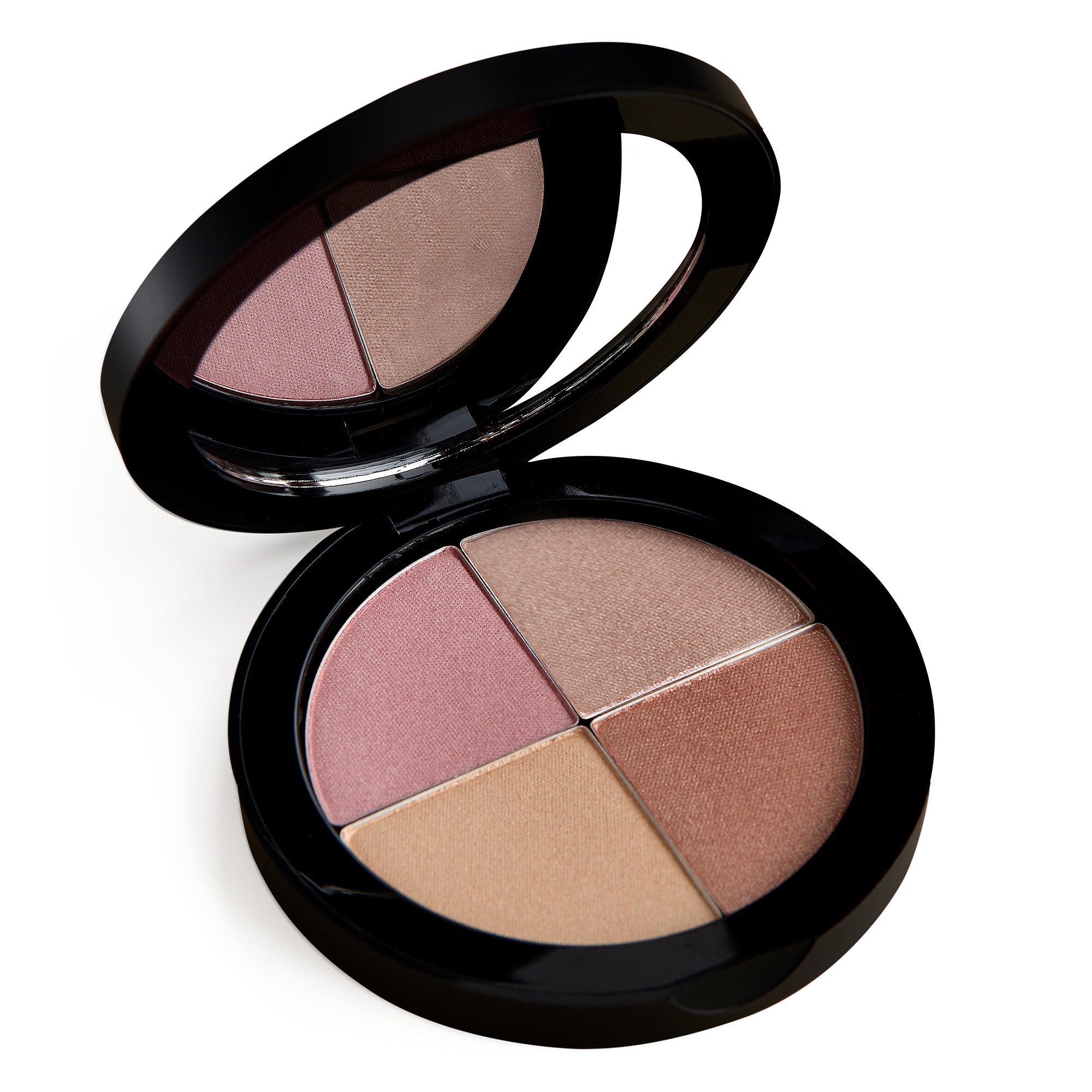 Osmosis Highlighting Quad makeup palette with four colors on a white background