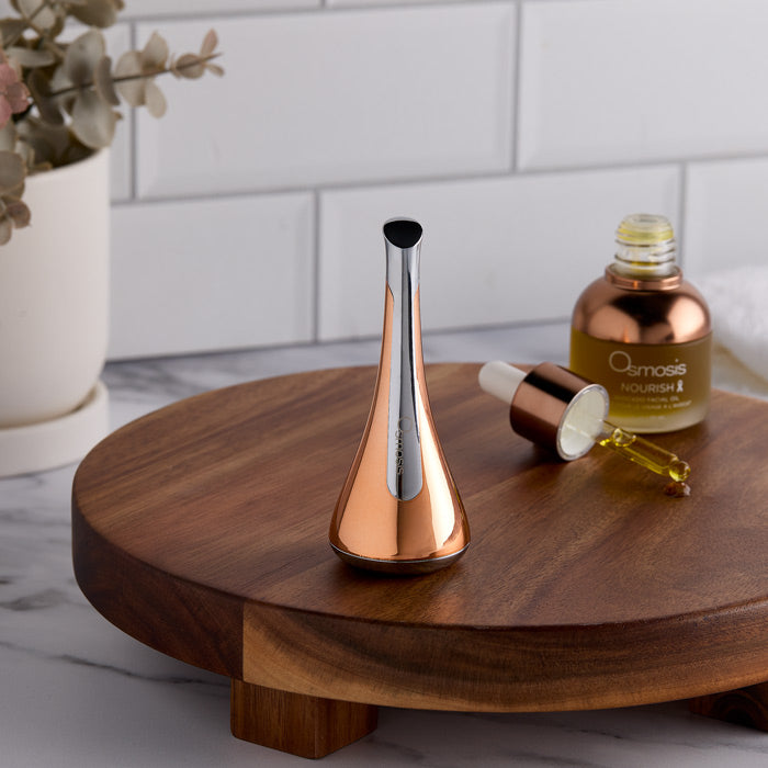 Osmosis Cool Tool on table with Nourish