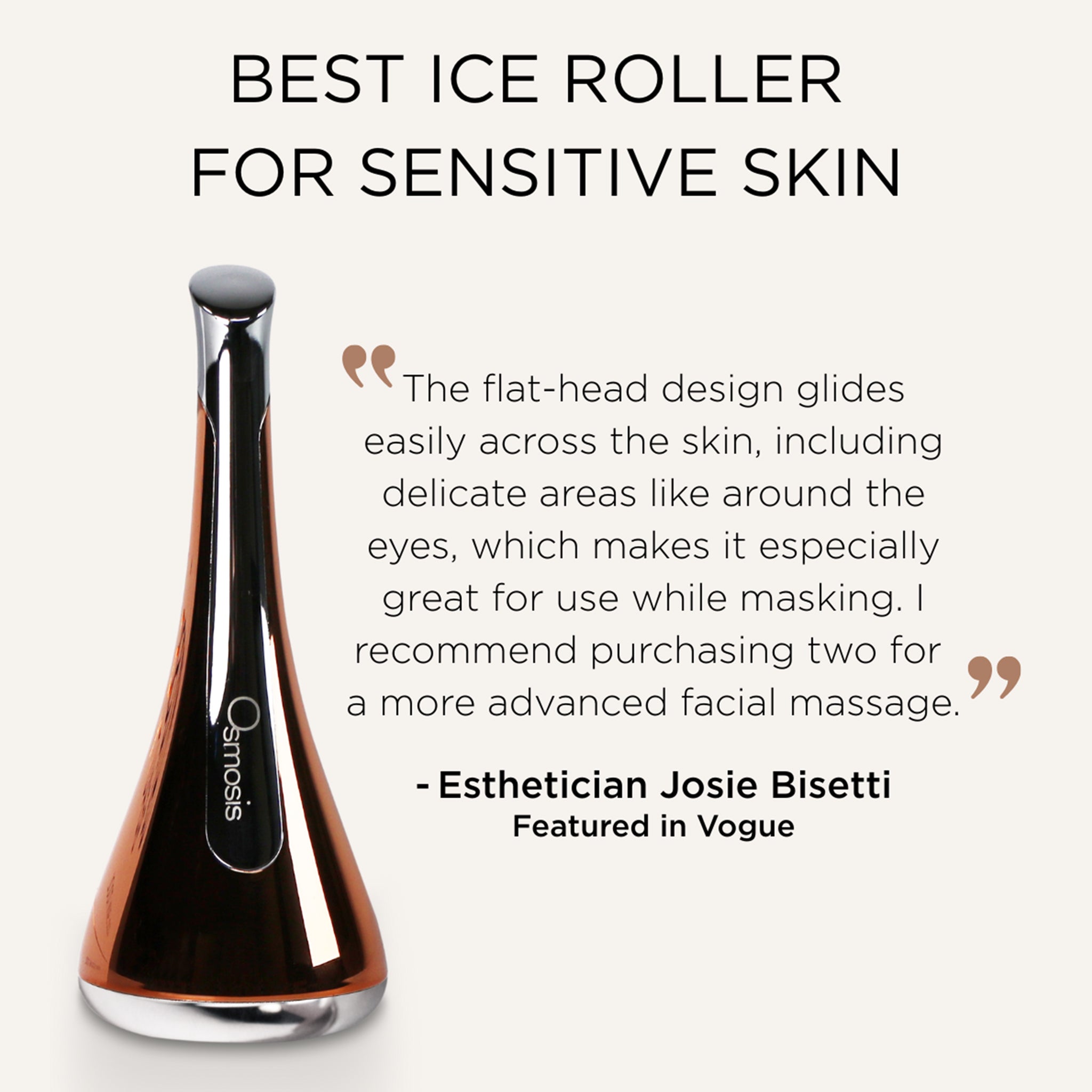 Osmosis Cool Tool testimonial on a white background