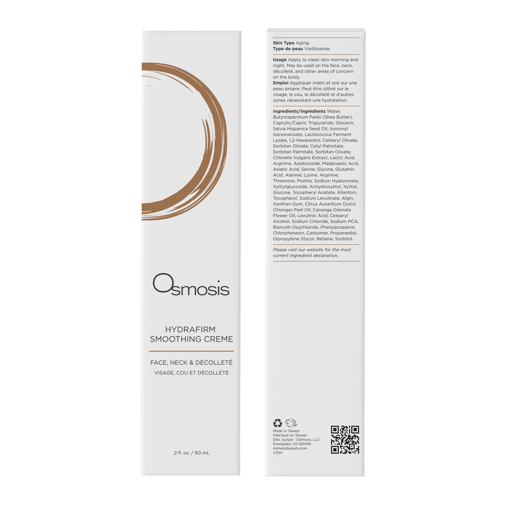 Hydrafirm Smoothing Cream 60mL Box Image Front and Back