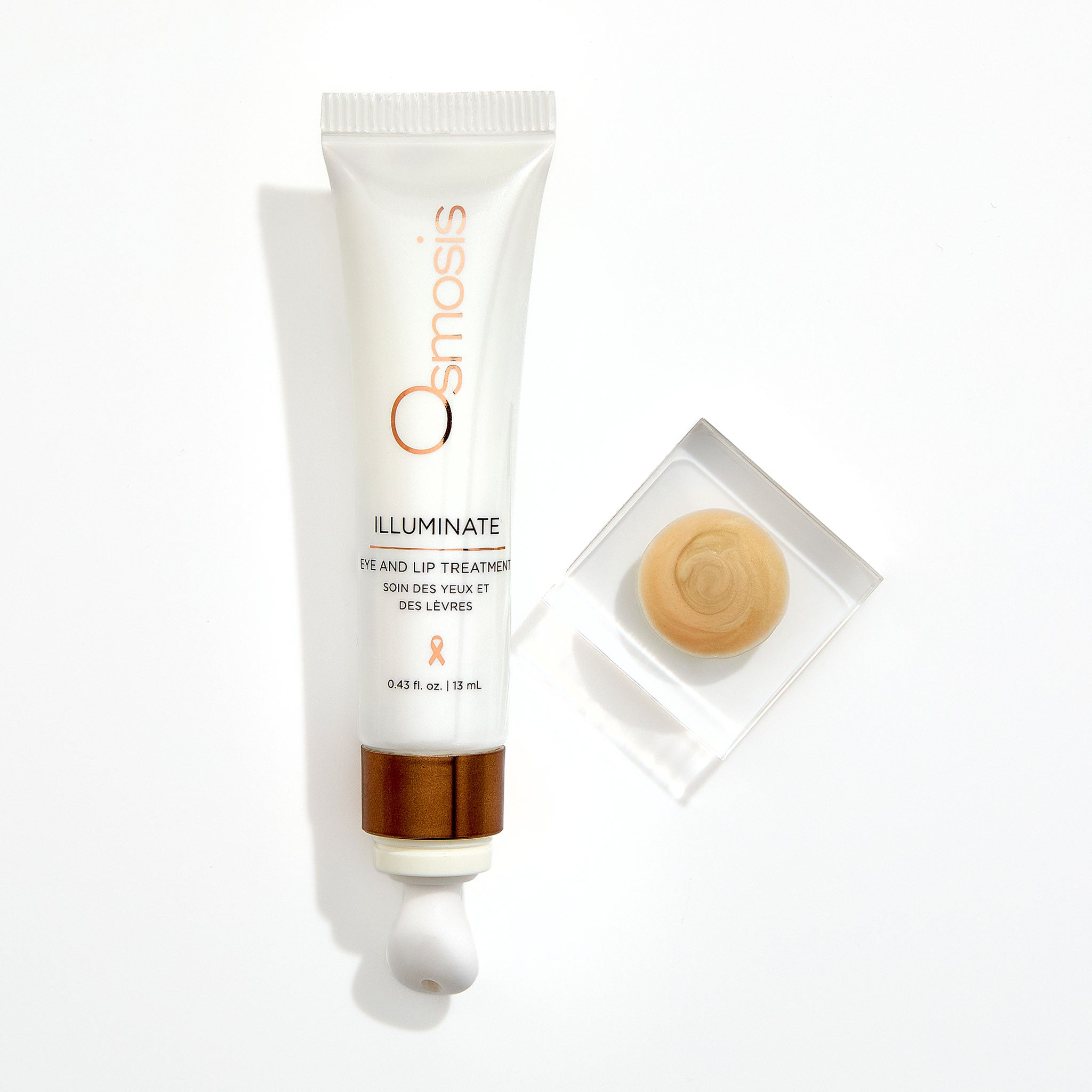 Osmosis Illuminate Eye with product swatch on a white background