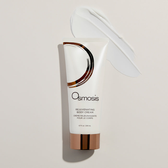 Rejuvenating Body Cream with product swatch