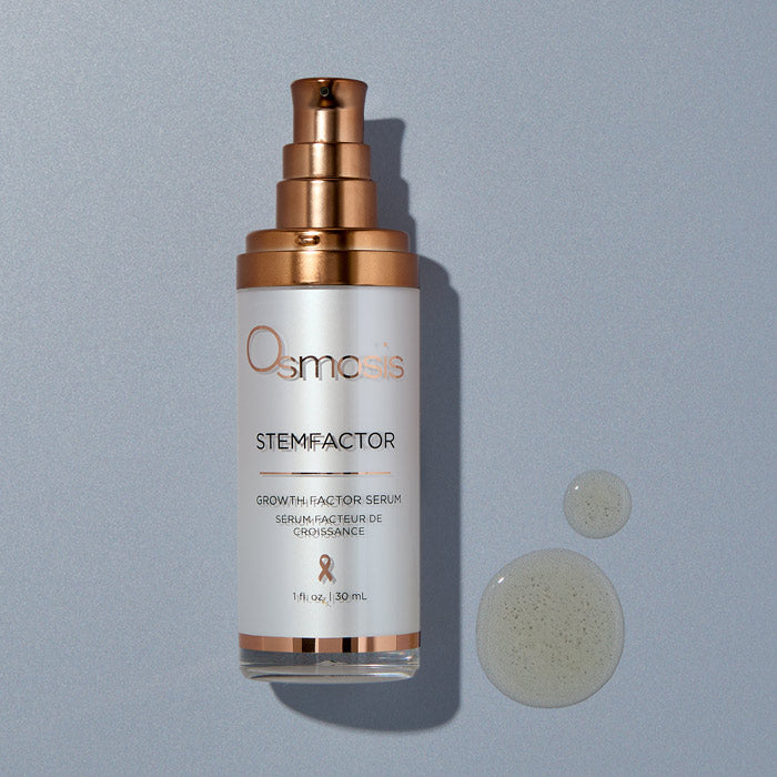StemFactor Growth Factor Serum on blue background