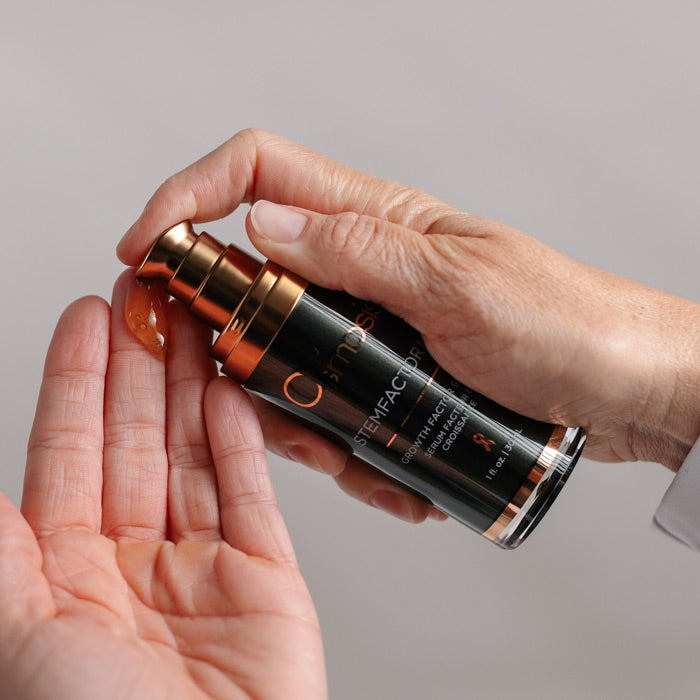 StemFactor MD application on hands