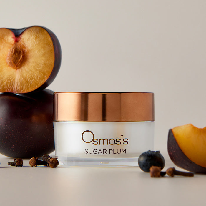 Sugar Plum Enzyme mask with ingredients