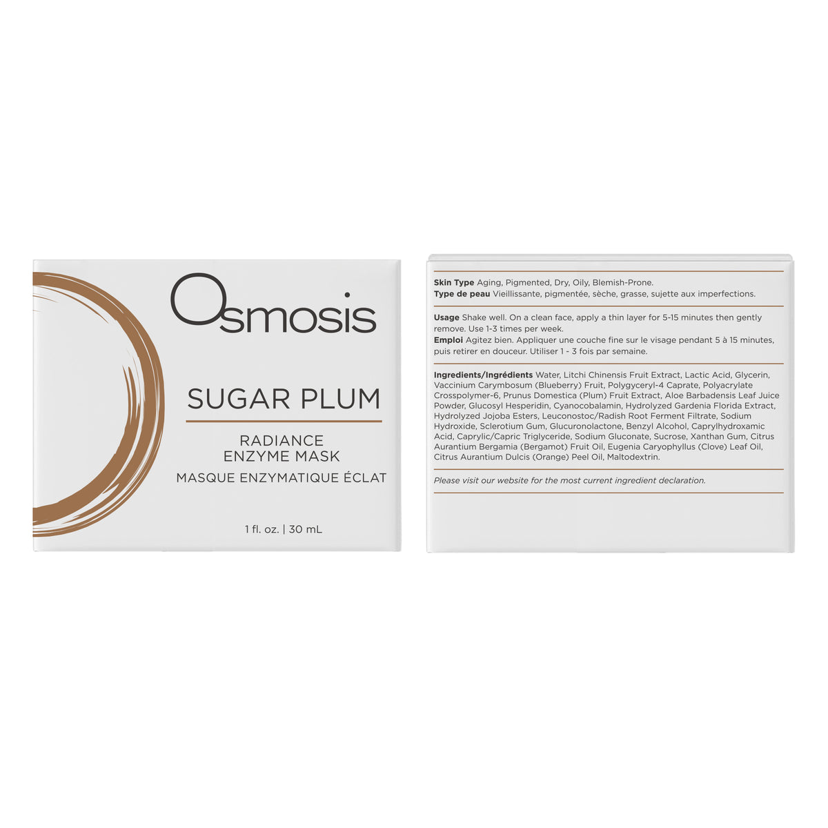 Sugar Plum Enzyme mask carton