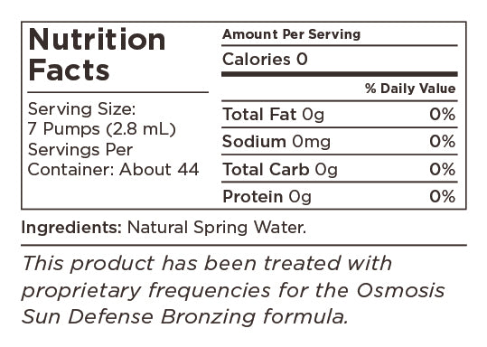 Sun Defense Bronzing Elixir details image