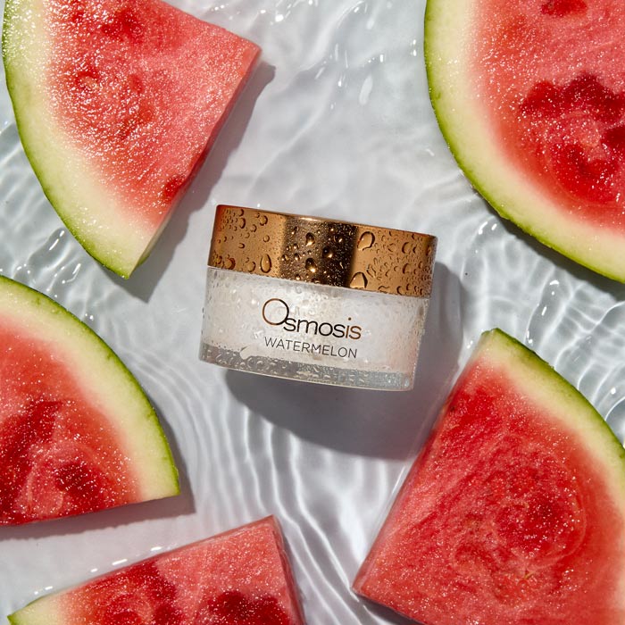 Watermelon Enzyme mask with slices of watermelon